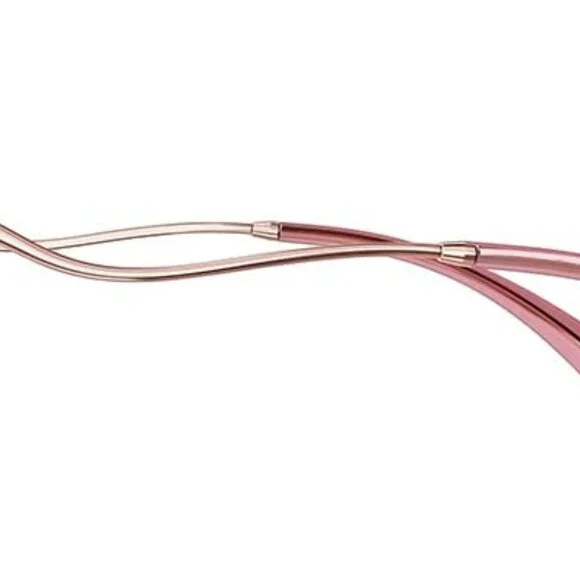Women Oversized Butterfly Sunglasses Rose Gold Pink Gradient UV Protection
